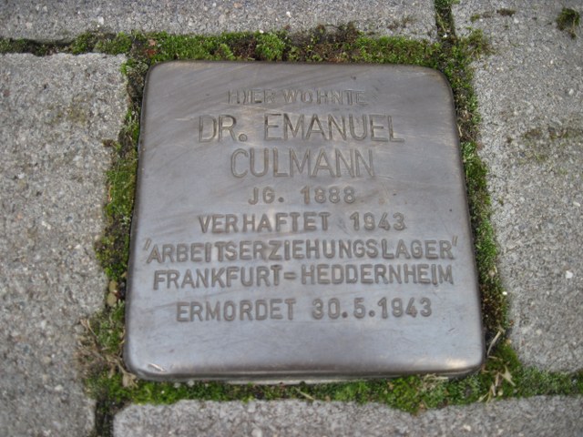 Gravestone of Emanuel Culmann