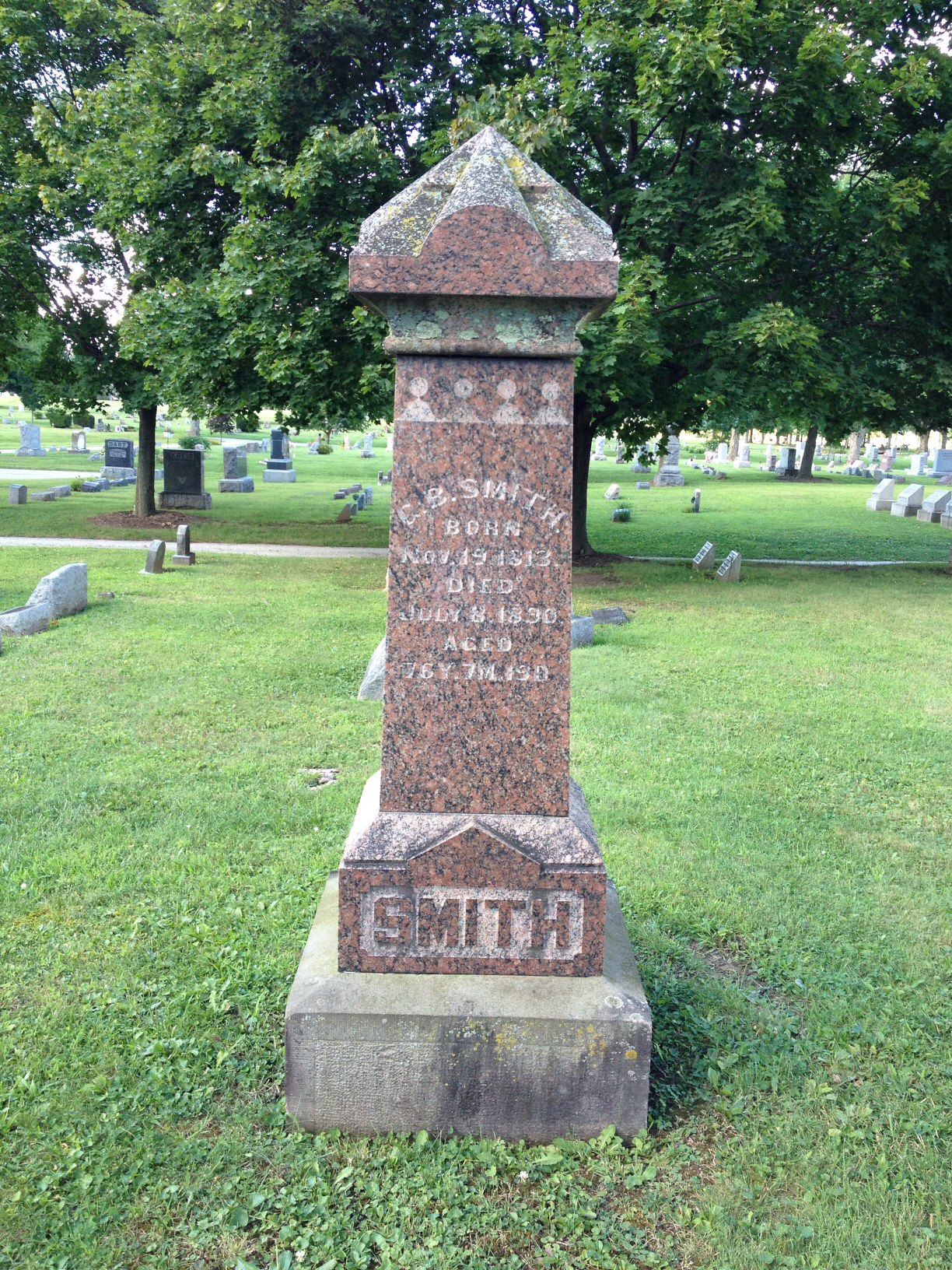 George B Smith Headstone