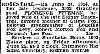 Florence Rosenthal Death Notice, Baltimore Sun, 25 Jun 1954
